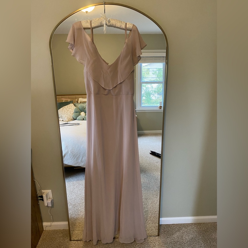 Birdy Grey Chiffon Taupe dress